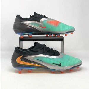 Nike Phantom 6 Low Elite AG- Pro Chrome Black IH3862-001 Soccer Cleats-Size 11.5